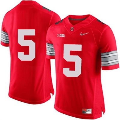 Ohio State Buckeyes Men's Braxton Miller #5 Red Authentic Nike Diamond Quest Playoffs College NCAA Stitched Football Jersey VR19R37NO